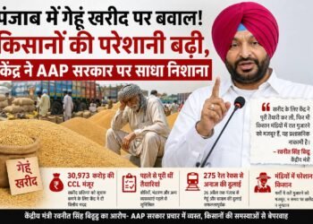 पंजाब में गेहूं खरीद पर बवाल: किसानों की परेशानी बढ़ी, केंद्र ने AAP सरकार पर साधा निशाना