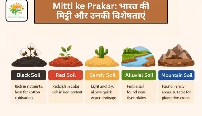 Mitti ke Prakar: भारत की मिट्टी और उनकी विशेषताएं