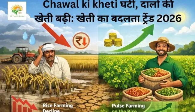 Chawal ki kheti घटी, दालों की खेती बढ़ी: खेती का बदलता ट्रेंड 2026