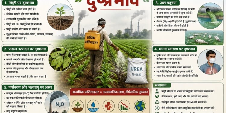 जानें, क्या है अधिक फर्टिलाइजर के उपयोग से होने वाले दुष्प्रभाव?