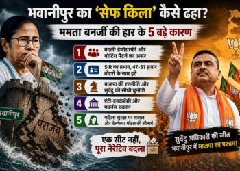 भवानीपुर का किला क्यों ढहा? ममता बनर्जी की हार के पीछे 5 बड़े राजनीतिक कारणों का विश्लेषण