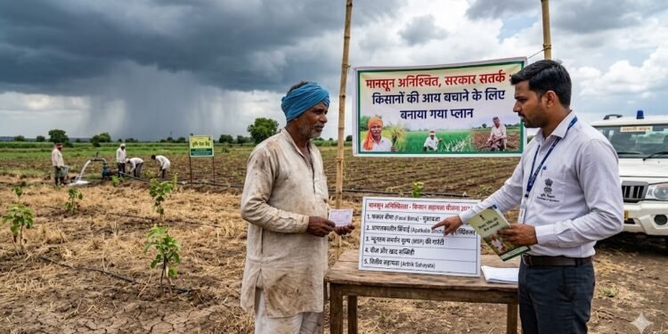 मानसून अनिश्चित, सरकार सतर्क: किसानों की आय बचाने के लिए बनाया गया प्लान