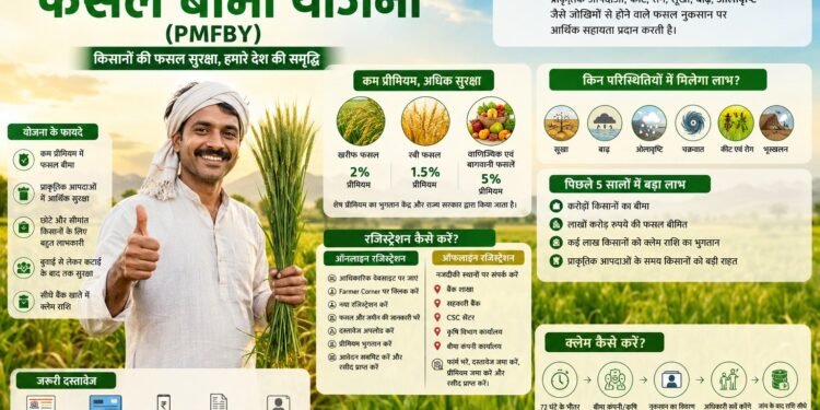 प्रधानमंत्री फसल बीमा योजना (PMFBY): किसानों की फसल सुरक्षा का बड़ा सहारा