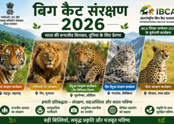बिग कैट संरक्षण 2026: भारत करेगा वन्यजीव संरक्षण का वैश्विक नेतृत्व