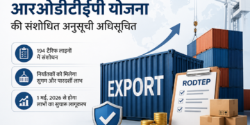 आरओडीटीईपी योजना में बड़ा संशोधन, निर्यातकों को मिलेगा आसान और पारदर्शी लाभ