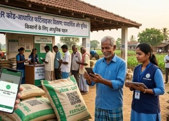 QR कोड आधारित फर्टिलाइजर वितरण मॉडल से खाद वितरण में पारदर्शिता और कालाबाजारी पर रोक