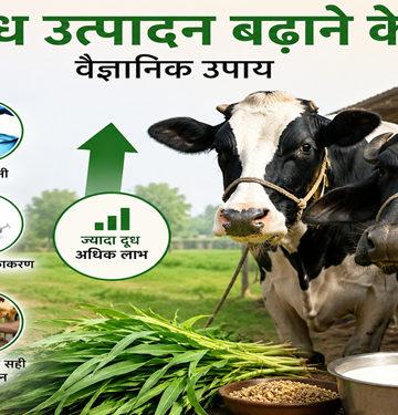 गाय और भैंस का दूध उत्पादन बढ़ाने के वैज्ञानिक उपाय