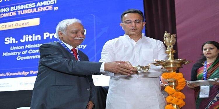 ग्लोबल बिजनेस रिसर्च कॉन्फ्रेंस 2026 का शुभारंभ: वैश्विक अनिश्चितताओं के बीच भारत बना विकास का मजबूत केंद्र, बोले जितिन प्रसाद