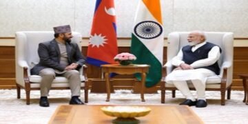 प्रधानमंत्री मोदी से मिले नेपाल की राष्ट्रीय स्वतंत्र पार्टी के अध्यक्ष रबी लामिछाने
