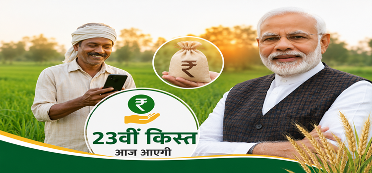 पीएम किसान सम्मान निधि की 23वीं किस्त आज होगी जारी, उत्तर प्रदेश के 2.17 करोड़ किसानों को मिलेगा लाभ