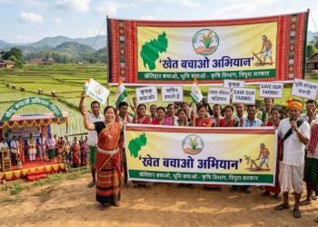 त्रिपुरा में ‘खेत बचाओ अभियान’ शुरू, प्राकृतिक खेती और संतुलित उर्वरक उपयोग पर जोर