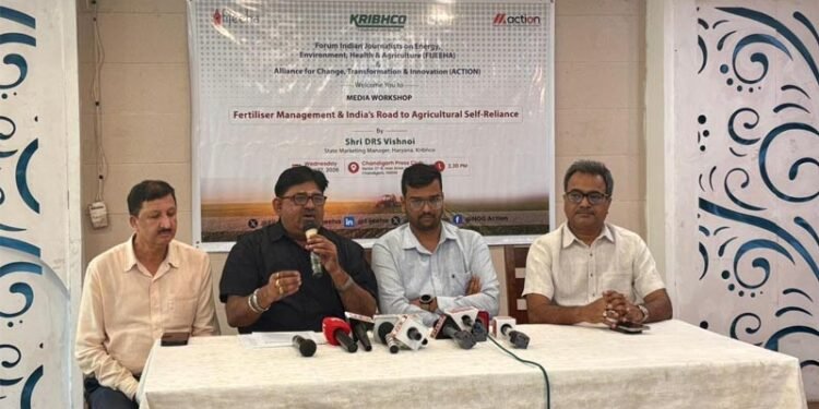 कृभको ने हरियाणा के खरीफ 2026 सीजन के लिए पर्याप्त उर्वरक उपलब्धता का आश्वासन दिया