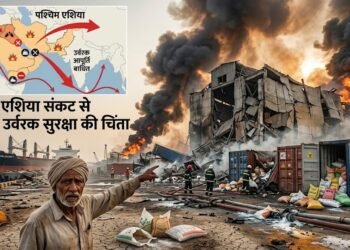 पश्चिम एशिया संकट से बढ़ी उर्वरक सुरक्षा की चिंता