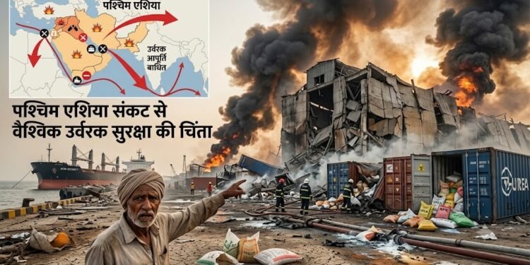 पश्चिम एशिया संकट से बढ़ी उर्वरक सुरक्षा की चिंता