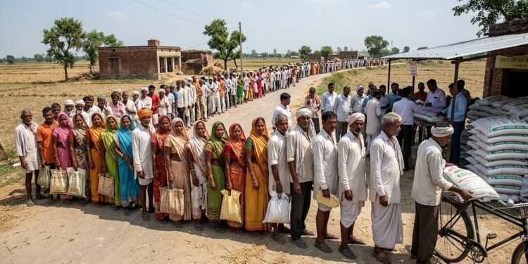 खाद के लिए कतारों में किसान, सरकार बोली स्टॉक पर्याप्त: जमीन पर क्यों बढ़ रही परेशानी?