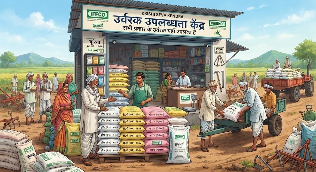 उर्वरकों की उपलब्धता