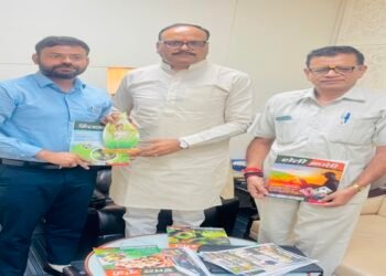 उपमुख्यमंत्री ब्रजेश पाठक से मिली फसल क्रांति की टीम, किसान हित और खेल प्रोत्साहन को लेकर हुई महत्वपूर्ण चर्चा