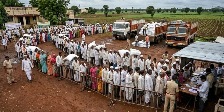 यूरिया वितरण