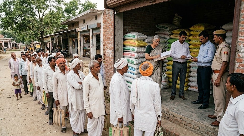 खाद की कालाबाजारी पर कृषि विभाग की कार्रवाई, तीन दुकानदारों के लाइसेंस निलंबित
