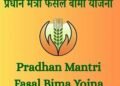 प्रधानमंत्री फसल बीमा योजना