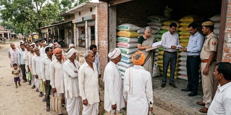 खाद की कालाबाजारी पर कृषि विभाग की कार्रवाई, तीन दुकानदारों के लाइसेंस निलंबित