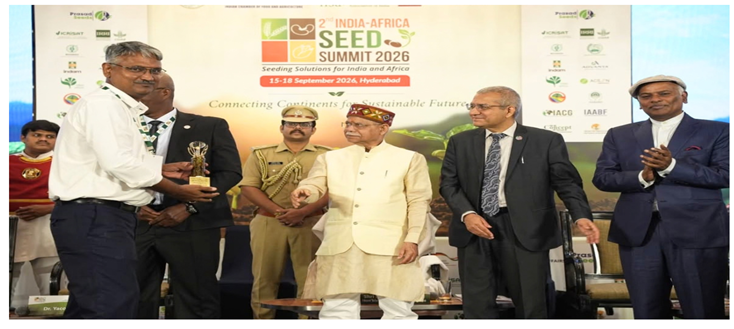 Shriram Bioseed Genetics Receives Digital Transformation Award at India-Africa Seed Summit 2026