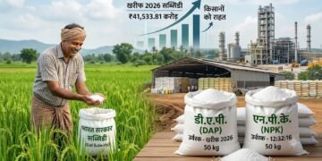 खरीफ 2026 के लिए P&K खाद पर ₹41,533.81 करोड़ की सब्सिडी