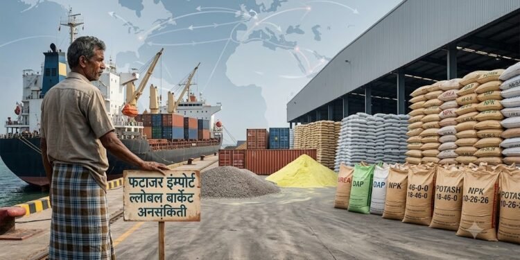 भारत में उर्वरक आयात और विदेशी कच्चे माल पर निर्भरता