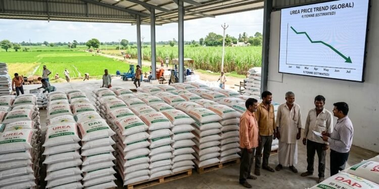 भारत में यूरिया की कीमत और बढ़े हुए उर्वरक भंडार की तस्वीर
