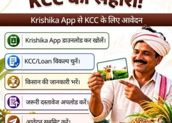 KCC application has become easier for farmers, now they can apply from home through Krishika App.