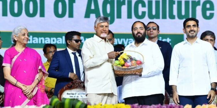 New agricultural revolution in Rayaseema: Foundation stone laid for ₹1 lakh crore Horticulture Hub and Indian School of Agriculture