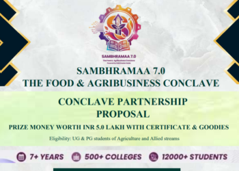 ISAB to organize 'Sambhramaa 7.0', a national platform for agriculture and agribusiness students; final round to be held on October 30-31