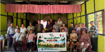 Farmers in Arunachal Pradesh were made aware under the 'Save the Farm Campaign', emphasizing natural farming and soil health.
