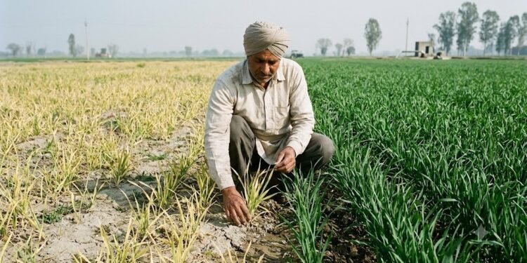 खेत में खाद डालने के बाद भी कमजोर फसल और पोषक तत्वों की कमी