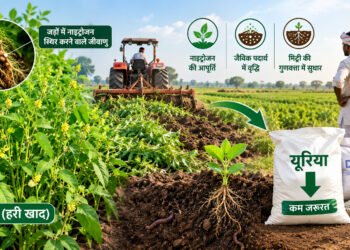 ढैंचा की हरी खाद से मिट्टी की उर्वरता सुधारने और यूरिया की जरूरत कम करने का तरीका