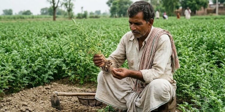 दलहनी फसलों में नाइट्रोजन खाद और बीज उपचार का महत्व