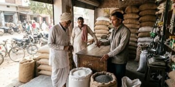 बिहार में गैर-सब्सिडी वाली खाद की बिक्री पर रोक और यूरिया डीएपी खरीदते किसान