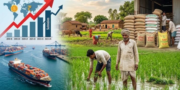 भारत में बढ़ते उर्वरक सब्सिडी बिल और वैश्विक खाद संकट